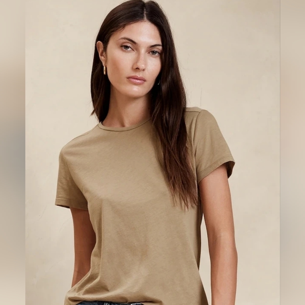 Banana Republic Supima Crew-Neck T-Shirt